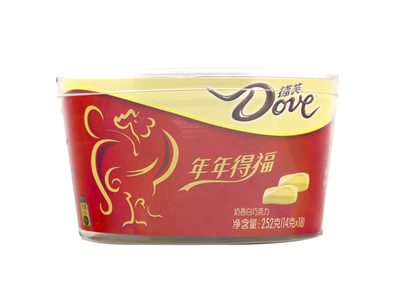 Боул Dove из молочно-белого шоколада 252г/боул