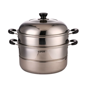 Supor Good Helper Пароварка из нержавеющей стали с двухслойным дном SZ30B5 30 см