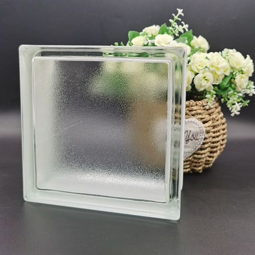 Crystal Orange Peel Everbone Glass Brick Partition фоновая стена кирпичная кирпичная ванная комната прозрачная квадрат