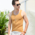 Mùa hè của nam giới áo ghi lê nam stretch Slim fit thể dục thể thao cotton đáy áo thanh niên thở triều Áo vest cotton