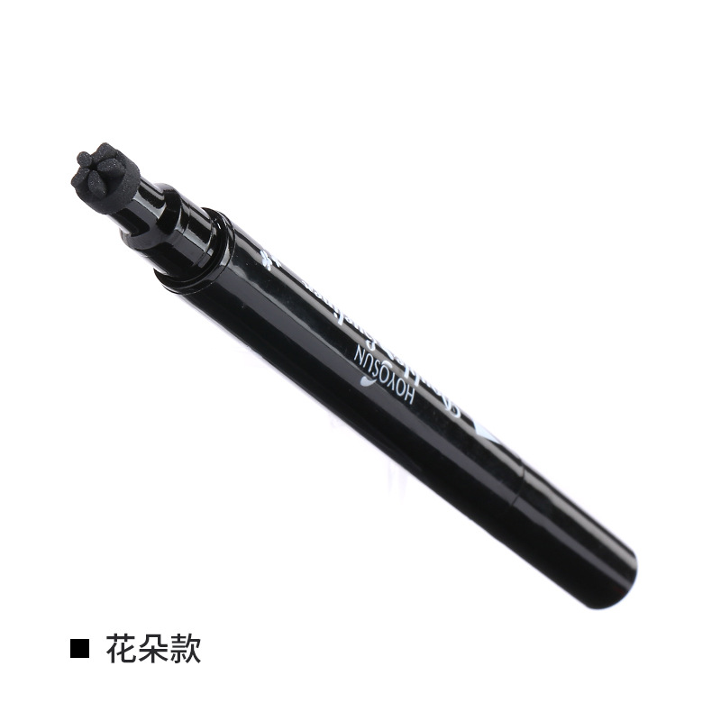 FlowersDouble headed moon love seal Eyeliner kiss me Cool black liquid Quick drying waterproof No halo foreign trade Hot money