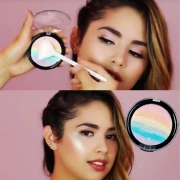 Bạn cũng có thể tạo bóng mắt! Những điểm nổi bật của Rainbow N Wild Wet và Wild Rainbow Highlighter Rainbow