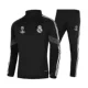 Bộ đồ tập luyện bóng đá Ý dài tay phù hợp với mùa thu và mùa đông Đội tuyển quốc gia Real Madrid quần áo trẻ em cộng với quần áo nỉ lông cừu quần tùy chỉnh