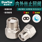 Dunyun toàn đồng 46 điểm 1 chiều van kiểm tra vệ sinh nước chảy ngược trở lại van kiểm tra đồng hồ nước ngược nước van hồi lưu van đồng 1 chiều