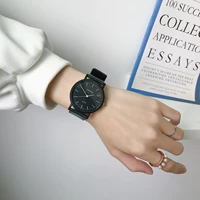 Минималистичные брендовые мужские часы подходит для мужчин и женщин для влюбленных, подходит для подростков, в корейском стиле, простой и элегантный дизайн, для средней школы