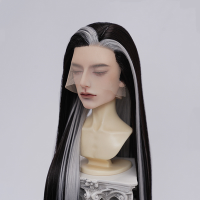 taobao agent Meitai fake BJD beauty pointed fake hair draws three -pointed soft silk picking and dyeing spot