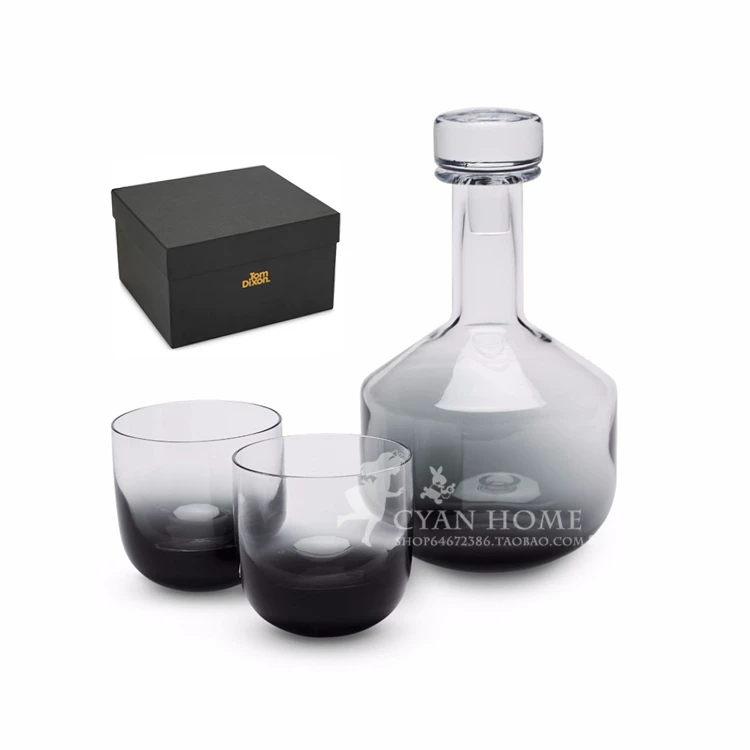 [【В пути】3-шт. набор бокалов для виски Tom Dixon Tank из Великобритании, стеклянные бокалы для виски]
