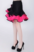 Черная красная юбка