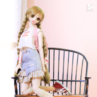 taobao agent 【GreenTime*】 20181/3bjd/DD/three -point T -shirt denim jacket set