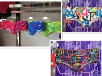 Ограниченная серия Несколько/Piaoling M2141 Swim Trunks Несколько цветочных плавательных боч с ограниченное тираж Символ плавания цветов