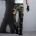 Ngoài trời phong cách quân đội ngụy trang quần ngụy trang nam đồng phục quân đội nhỏ chân thẳng đặc biệt lực lượng quần thường làm việc quần đặc biệt quần dài - Crop Jeans Crop Jeans