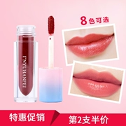 Lip glaze nhuộm môi lỏng sinh viên dễ thương Son bóng không thấm nước không phai Chất lỏng son không dính giữ ẩm lâu không tẩy - Son bóng / Liquid Rouge