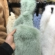 vải cotton 4 chiều Giả fox fur quần áo vải vest cổ áo lông khăn choàng sang trọng vải búp bê đồ chơi tự làm sang trọng vải vải dạ