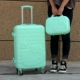 Dễ thương nhỏ vali tươi bánh xe phổ quát nữ sinh viên Hàn Quốc vali phim hoạt hình xe đẩy hộp mật khẩu trường hợp lên máy bay - Va li