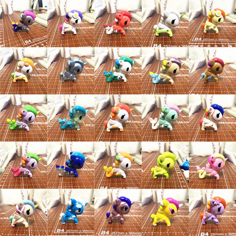 Waidi House Japan Anime Surrounding Tokidoki Unicorn Pony Genuine Slotcal US Version Change Boxing Box Egg