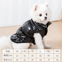 Черный жилет с пухом, пуховик