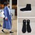 Hàn quốc phiên bản của ulzzang đáy dày đàn hồi thở vớ giày cao để giúp giày thể thao phụ nữ vài giày thường giày sinh viên Giày cao gót