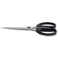 [Ван Вуйи] 1 Черная пластиковая ручка ножницы 1