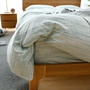 Giải phóng mặt bằng của một bộ bốn mảnh lụa satin màu bọ cạp Nhật Bản bộ chăn ga gối cotton cotton dệt kim giường - Bộ đồ giường bốn mảnh