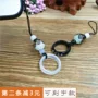 Dệt kiểu Trung Quốc dây đeo điện thoại di động dây ngắn nữ mô hình điện thoại di động vỏ mặt dây chuyền nam U đĩa vòng khóa treo - Nhẫn nhan vang