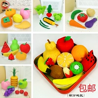 Флисовый набор материалов для детского сада, фруктовая реалистичная ткань, «сделай сам», 10 лет