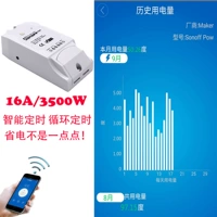 Itead Sonoff Wi -Fi интеллектуальное удаленное мощность статистическое ток тока тока тока выключателя мощности