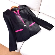 X079 mùa xuân và mùa thu mới tính khí Slim dày OL áo len nhỏ phù hợp với kinh doanh mặc áo sơ mi của phụ nữ B5-7