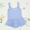 Cô gái mới bơi thời trang công chúa dễ thương váy hoạt hình in áo tắm một mảnh áo tắm trẻ em bán buôn - Bộ đồ bơi của Kid đồ bơi bé gái tay dài