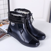Kéo lại mùa thu và mùa đông giày nam mưa ống ngắn chống nước giày chống trượt thấp để giúp công việc giày cao su rửa xe