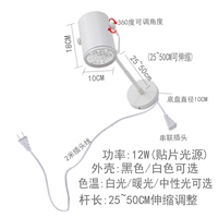 12 Вт верхняя строка+25 ~ 50 Телескопический стержень с заглушкой