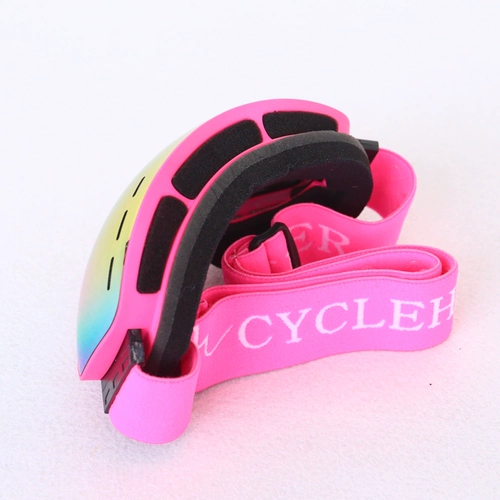 Детские лыжные двухэтажные очки без запотевания стекол, лыжное снаряжение для мальчиков