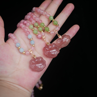 taobao agent Crystal, necklace, Hanfu, fresh universal jewelry