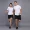 Quần áo thể thao quần short nhanh khô Áo thun nam tay ngắn quần áo mùa hè chạy bộ quần áo thể dục lỏng lẻo phần mỏng - Quần áo tập thể hình