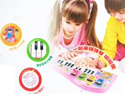 Hi bé hamster bàn phím âm nhạc đồ chơi ánh sáng 1-3-10 tuổi trẻ nhạc cụ giáo dục sớm giáo dục đồ chơi