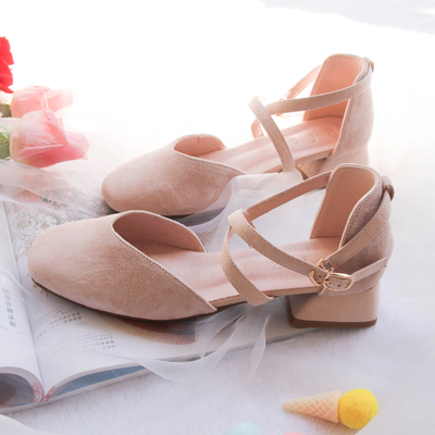 taobao agent Sandals, footwear, retro belt, ballet shoes, high Hanfu