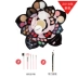 Hộp quà Giáng sinh Big Plum Xoay Hộp trang điểm Set Set Set Valentine Day Gift Makeup Pan Eye Shadow - Bộ sưu tập trang điểm Bộ sưu tập trang điểm