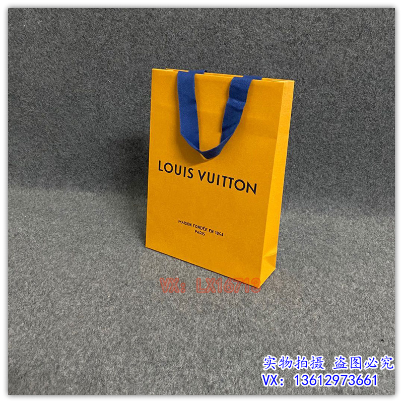 Original Small Vertical Bagspecial counter original edition LV high-grade paper bag packing Bag belt clothes scarf wallet Dustproof bag Gift bag Gift box