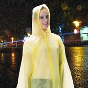 Poncho trong suốt quần mưa đặt bộ đồ đi bộ dùng một lần chống thấm nước mưa unisex phân chia người lớn