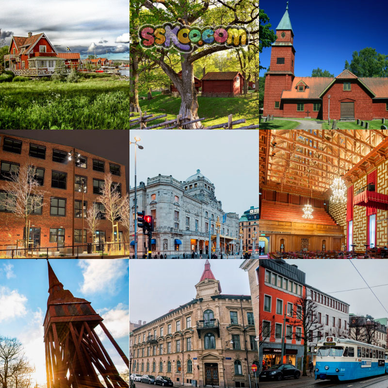 瑞典风光建筑斯德哥尔摩街景北欧洲旅行高清JPG图片插图摄影照片