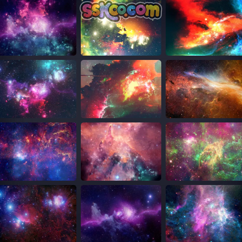 宇宙星空星球插图特写照片风景壁纸高清4K摄影图片设计背景素材
