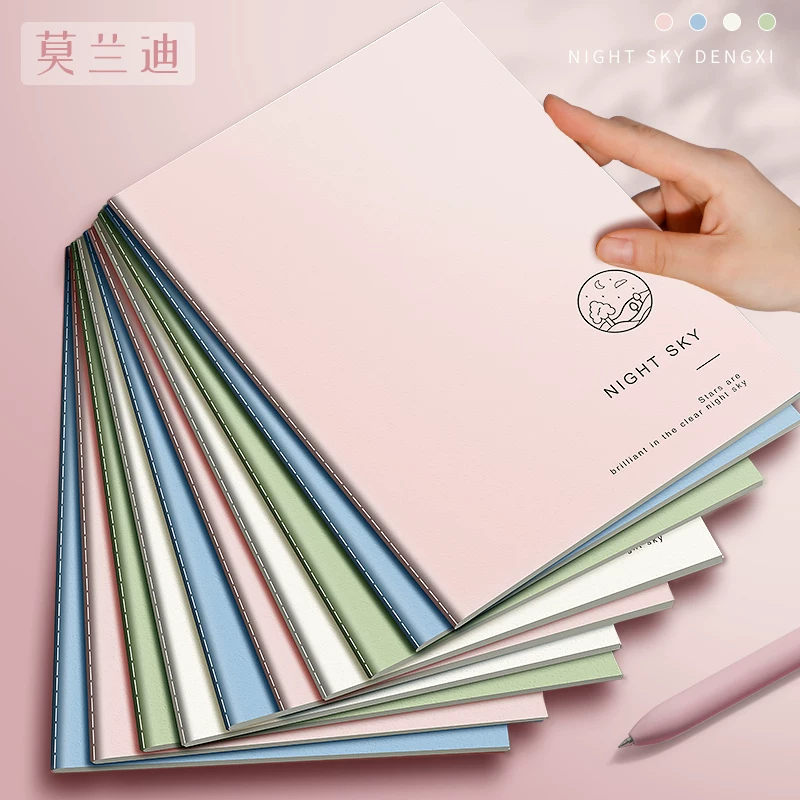 Простой блокнот Morandi Ins Soft Noodle Copy B5 Large Soft copy A5 Студент толстая прострочка автомобиль