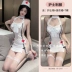 Đồng phục y tá cos đồng phục y tá nguyên chất Desire hottie nơ váy ngủ trang phục cosplay đồng phục nhà đồng phục mùa hè thoáng khí 