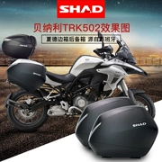 Benelli TRK502 hộp bên sửa đổi Jinpeng BJ500GS-A Xiade SH36 hộp phía sau khung phía sau hộp phía sau kệ phía sau - Xe gắn máy phía sau hộp