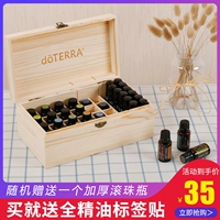 Doterra, масло, деревянная коробка, органайзер для эфирных масел, коробка для хранения из натурального дерева, стенд, 18 ячеек