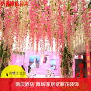 Mô phỏng Chuỗi hoa Wisteria Hoa giả Mây cưới Arch Mall Trần treo Hoa trang trí nội thất Hoa bán nóng - Hoa nhân tạo / Cây / Trái cây