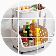 Nhà bếp đa năng lưu trữ giá trái cây và giỏ rau cung cấp thiết bị nhỏ bộ phận lưu trữ giỏ lưu trữ gia vị giá gia vị - Trang chủ