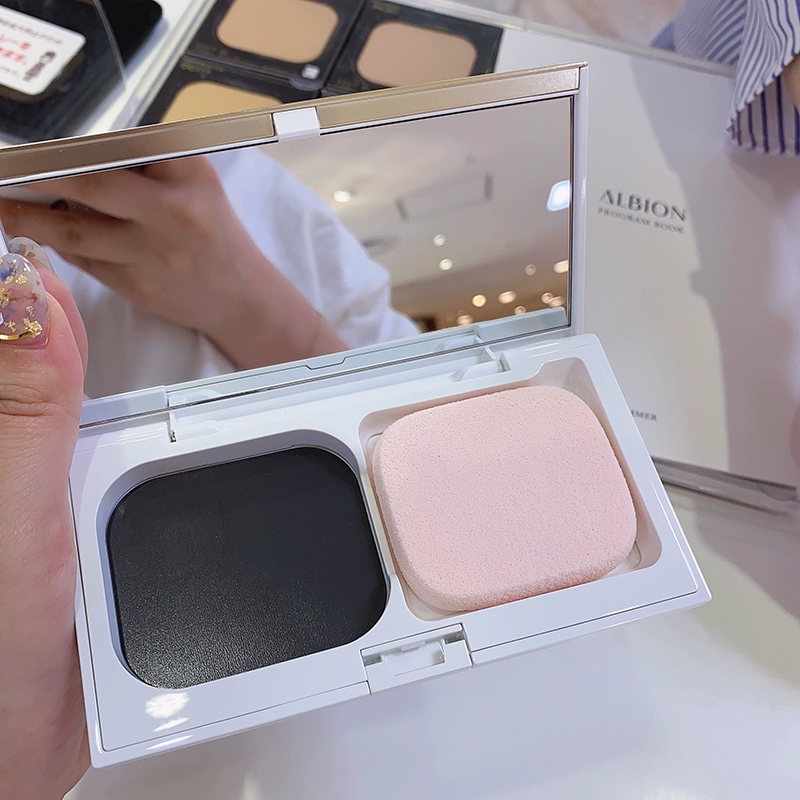 White Strawberry Beauty Makeup Japan Thư trực tiếp ALBION Albin IELTS  Fesiya Bee Jelly Pressed Powder True Beauty Pressed Powder - Bột nén