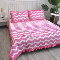 Tinh thể trải giường nhung custom-made để tăng mảnh duy nhất của châu Âu bông tấm chắp vá chăn kang Hàn Quốc bao gồm ba mảnh bìa giường - Trải giường ga giường đẹp