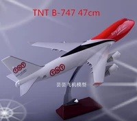 Mô hình máy bay 47cm mô phỏng rắn TNT hàng không B-747 máy bay chở khách màu cypress tĩnh mô hình quà tặng máy bay cửa hàng đồ chơi trẻ em gần đây