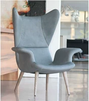 Thiết kế nội thất ghế Bắc Âu cổ điển nội thất ghế sóng dài ghế hổ ghế tiếp tân giản dị ghế mô hình phòng đồ nội thất ghế - Đồ nội thất thiết kế sofa nhỏ